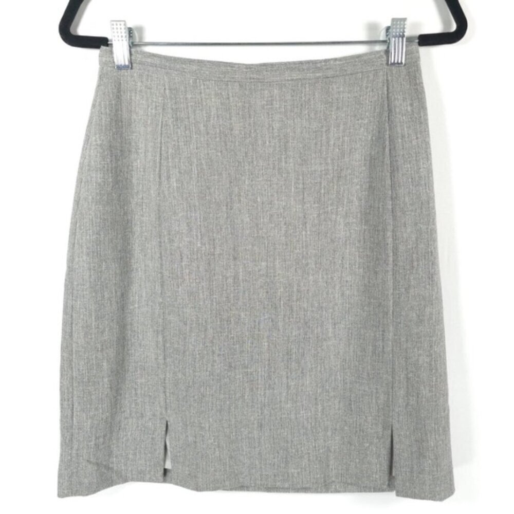 CAROLL PARIS Made in FRANCE 🇫🇷 LINEN Blend Slits Skirt‎ ST. BJ232121 Size 40